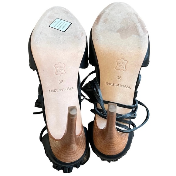 Ulla Johnson Milana Leather Heel - Picture 10 of 11